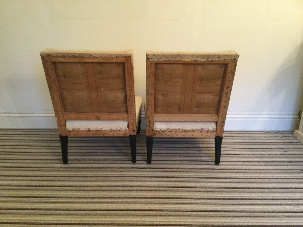 A pair of French side chairs View V