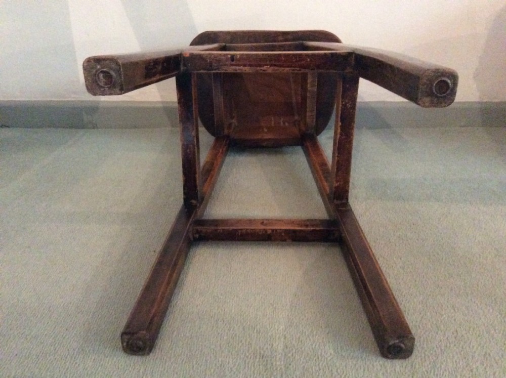 A tall elm kitchen stool View V