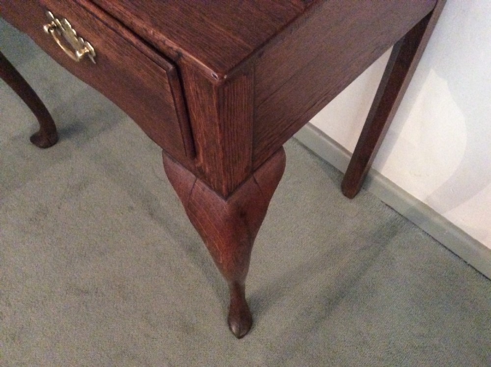 A Georgian oak hall side table View V