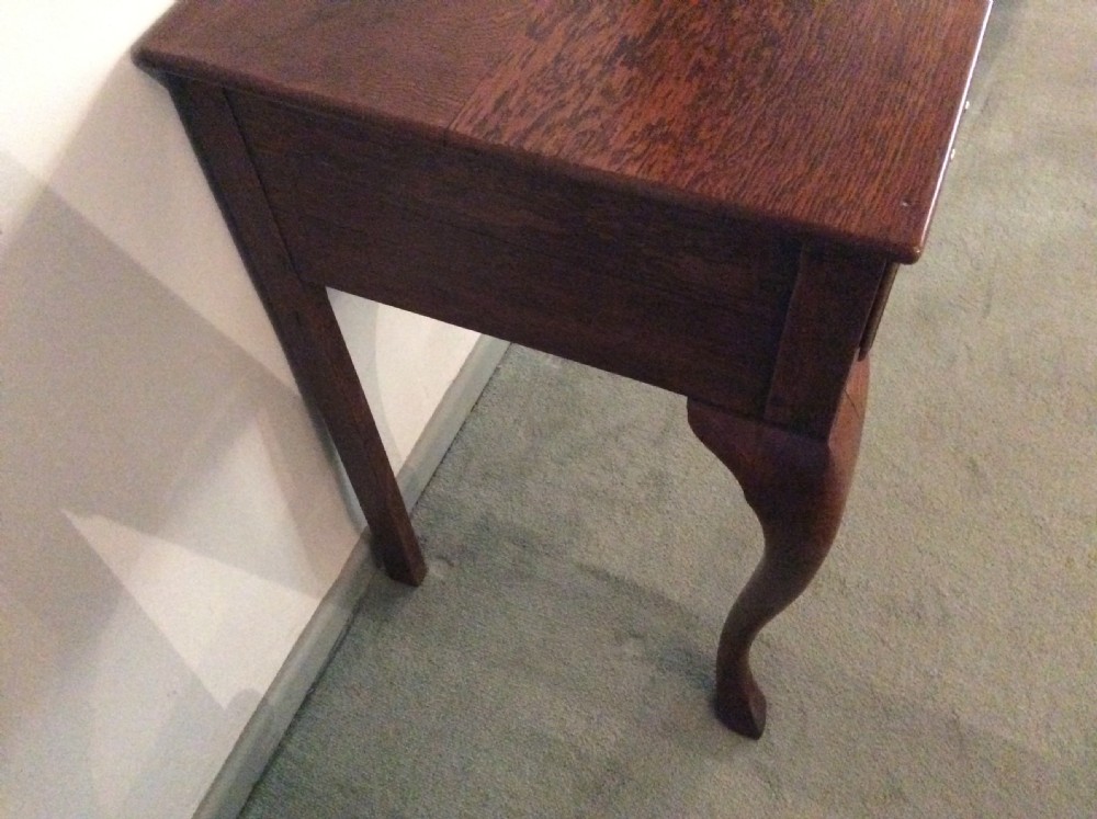 A Georgian oak hall side table View VI