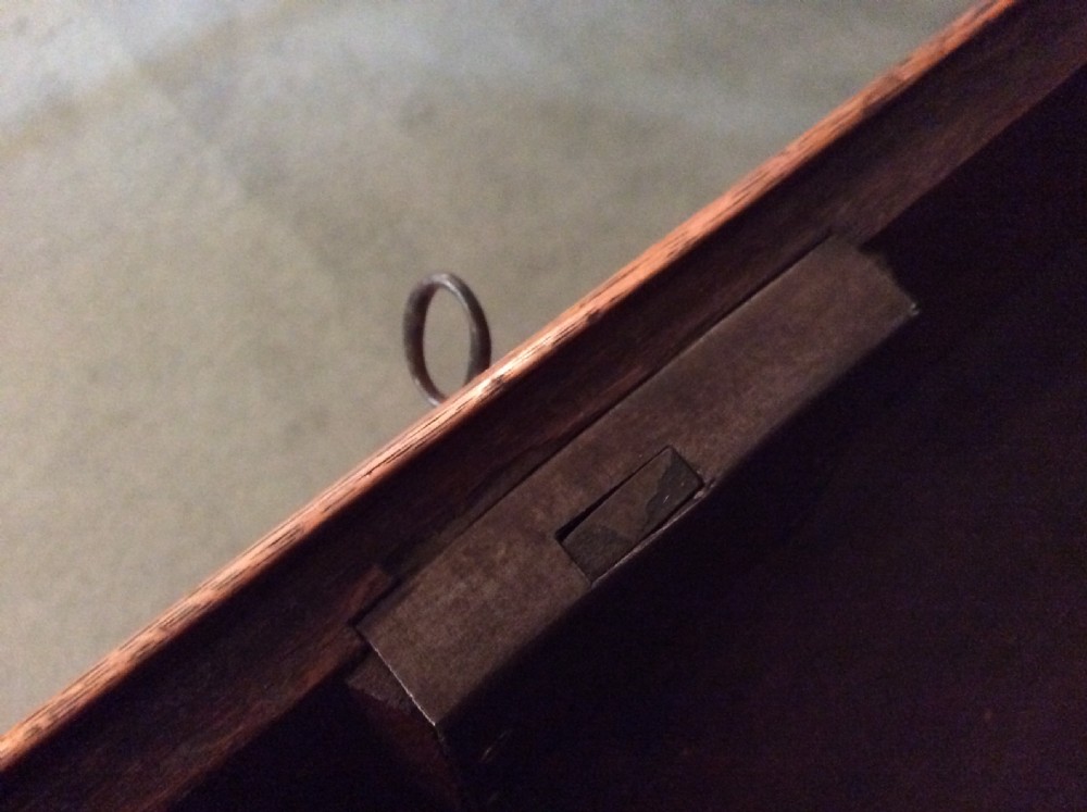 A Georgian oak hall side table View VIII