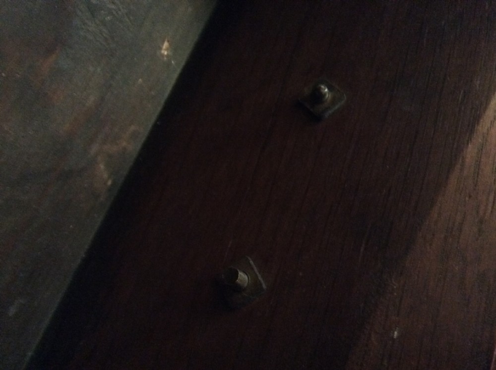 A Georgian oak hall side table View IX