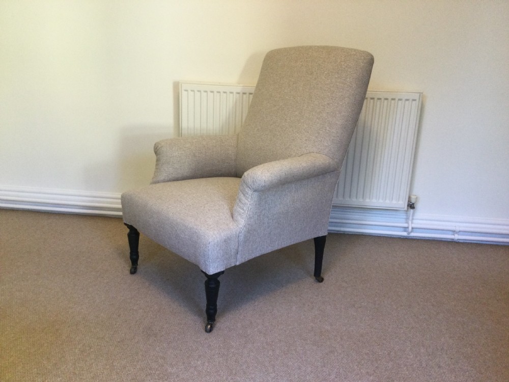 A French upholstered armchair View II