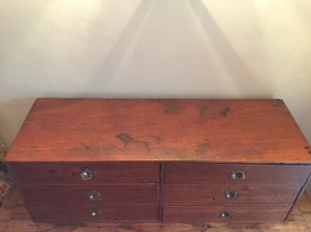 A 19thC desk top bank of drawers View IV
