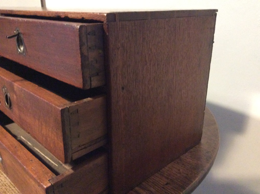 A 19thC desk top bank of drawers View VII