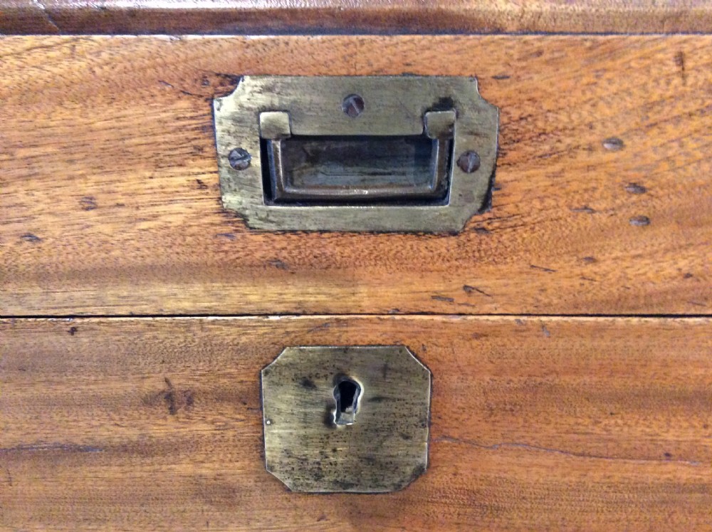 A 19thC camphor campaign trunk View III