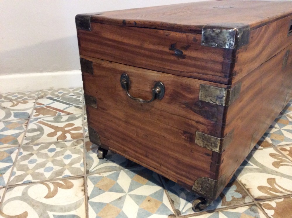 A 19thC camphor campaign trunk View VI