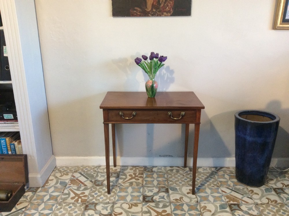 A late Georgian mahogany side table View II