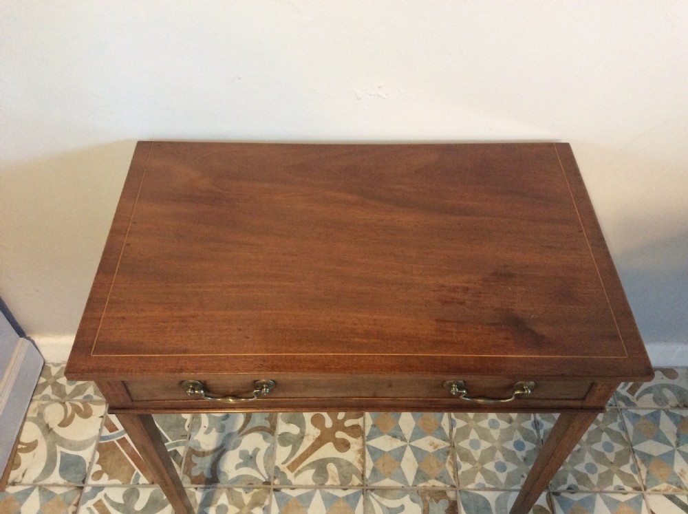 A late Georgian mahogany side table View IV
