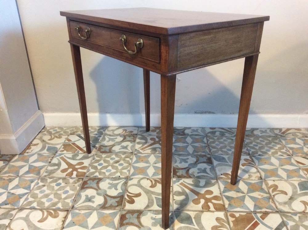 A late Georgian mahogany side table View VI