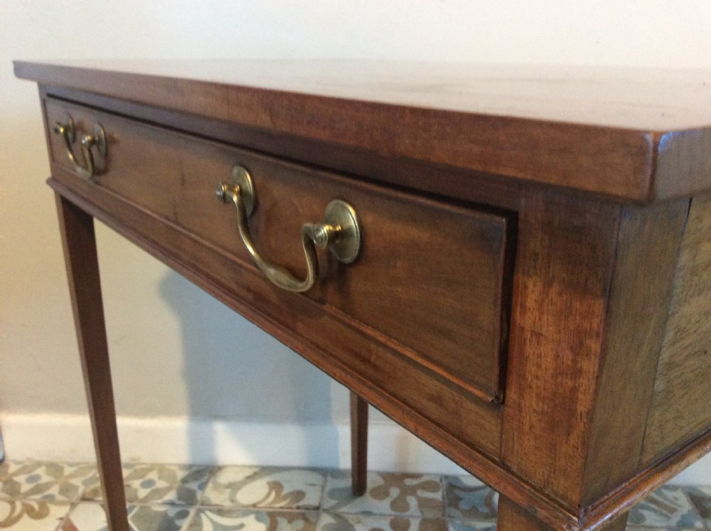 A late Georgian mahogany side table View VII