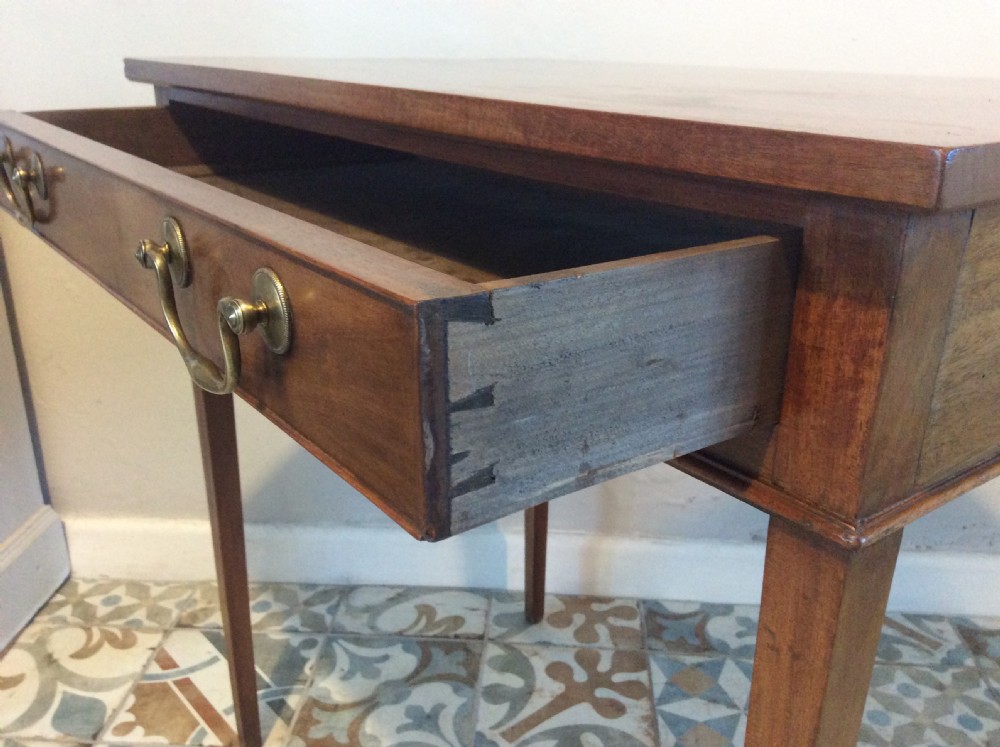 A late Georgian mahogany side table View VIII