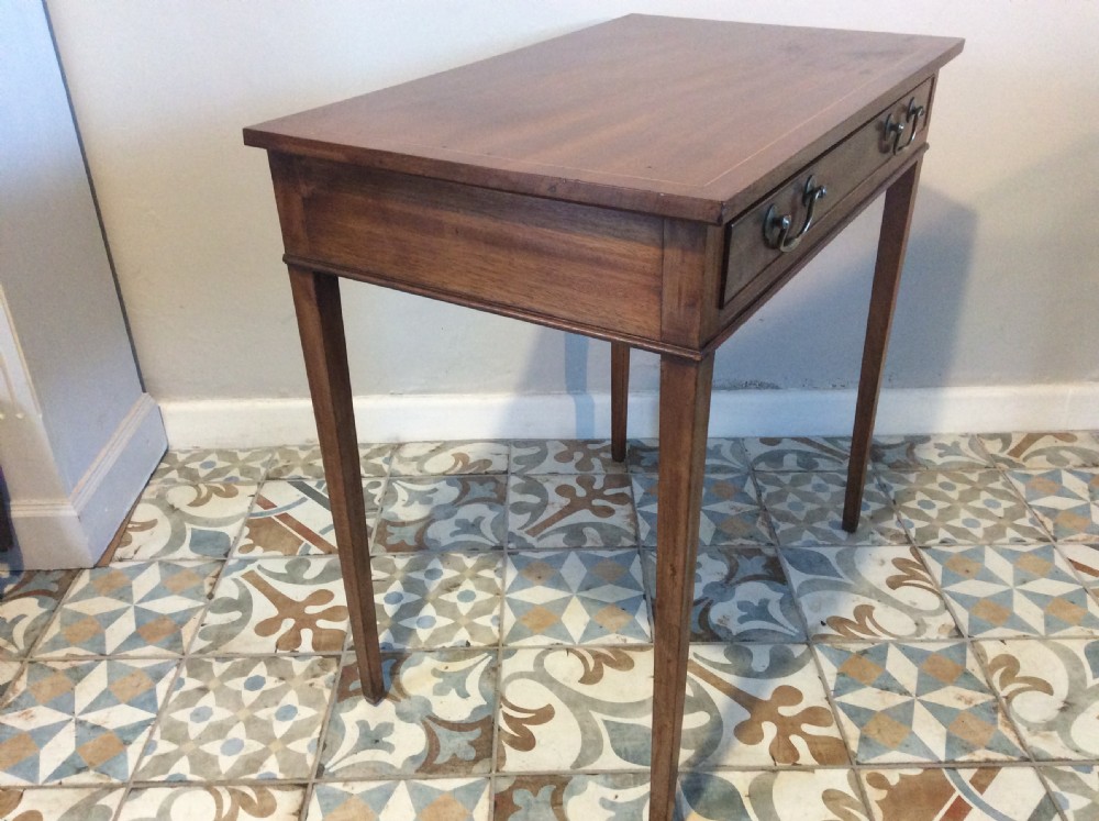 A late Georgian mahogany side table View IX