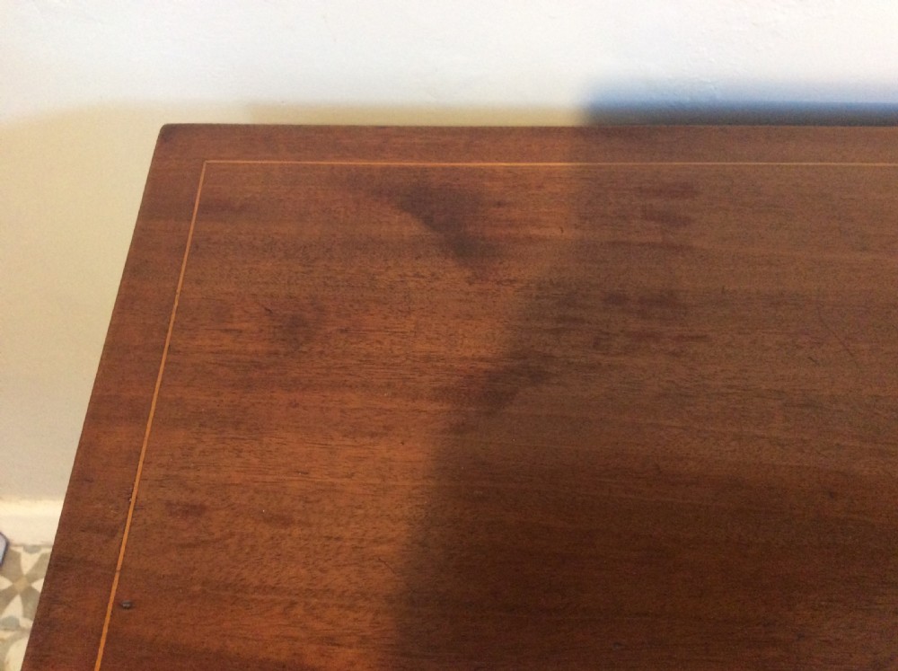 A late Georgian mahogany side table View XI