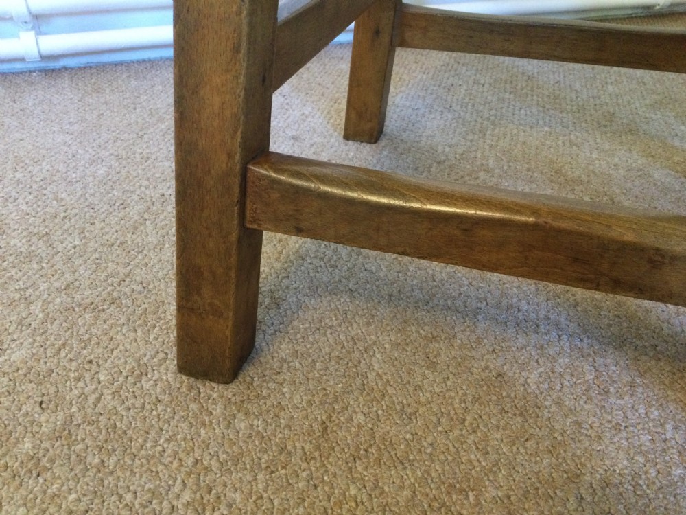 A pair of  elm topped stools View VI