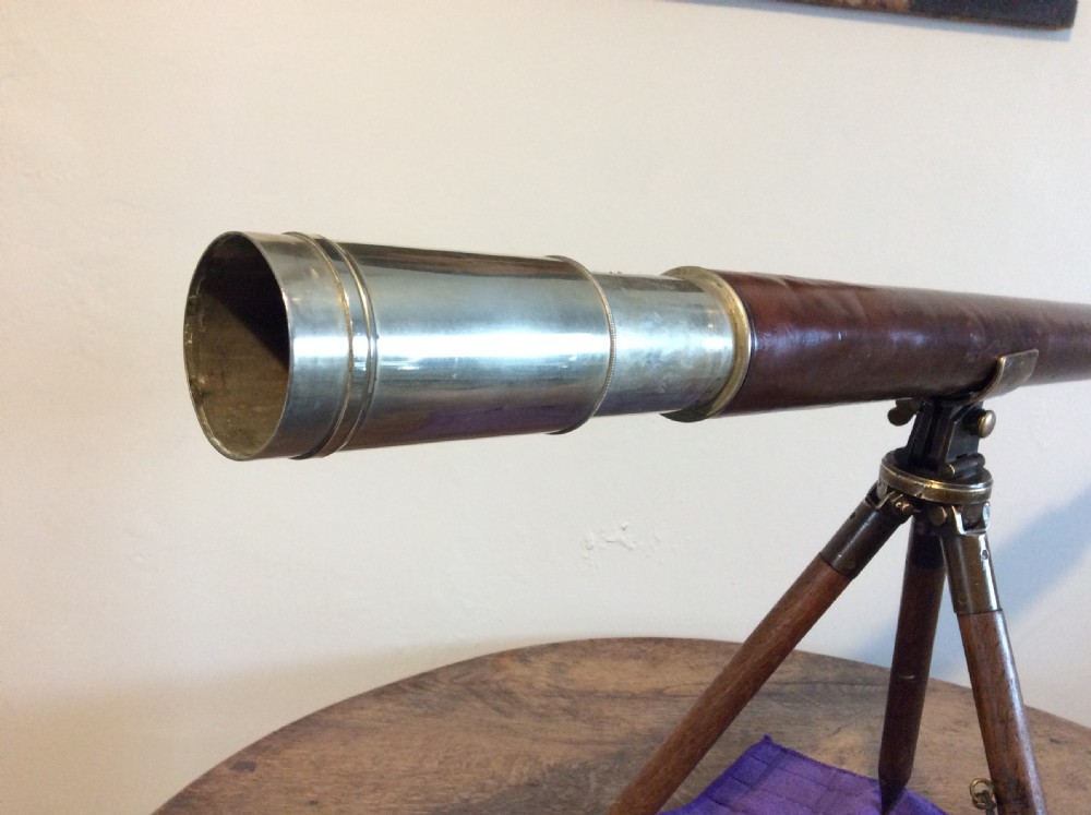 A WW1 Ross London military telescope on stand View V