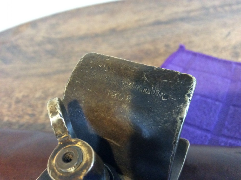 A WW1 Ross London military telescope on stand View VIII