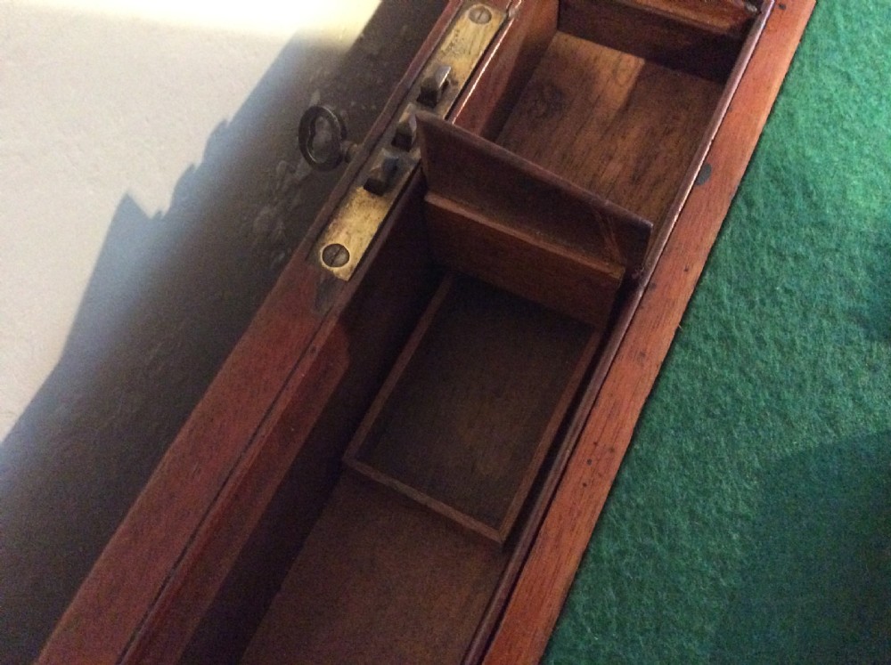 A 19thC campaign writing slope View VI