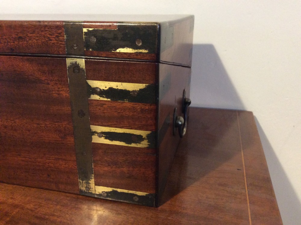 A 19thC campaign writing slope View XIII