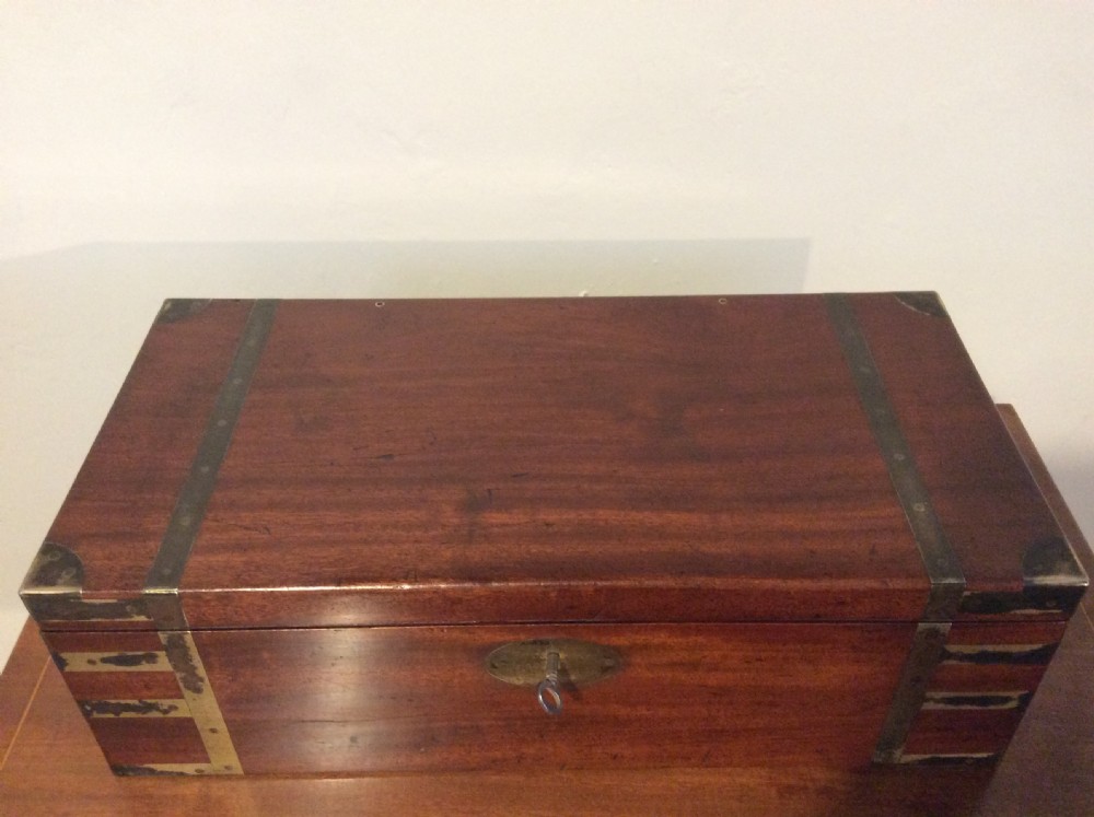 A 19thC campaign writing slope View XVI