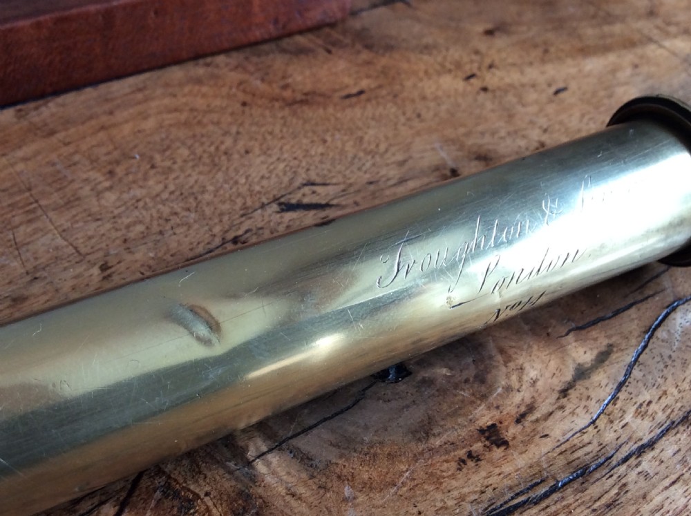 A telescope by Troughton & Simms London View IX