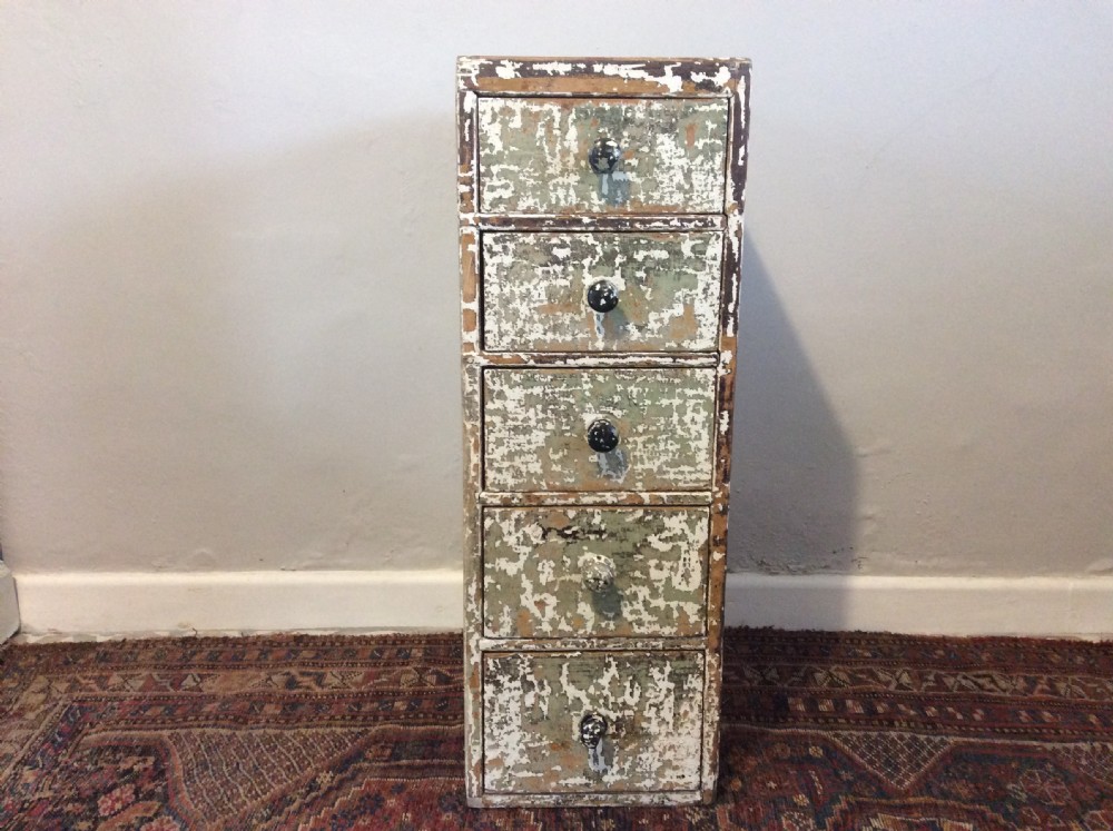 A Victorian bank of drawers