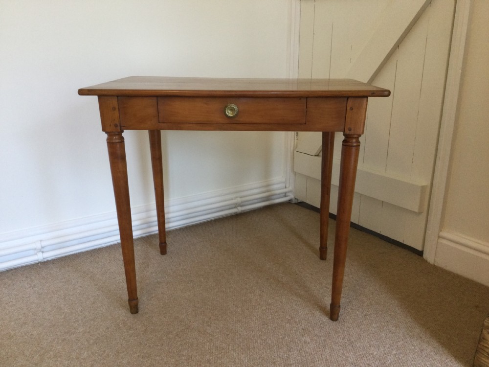 A French cherry wood side table