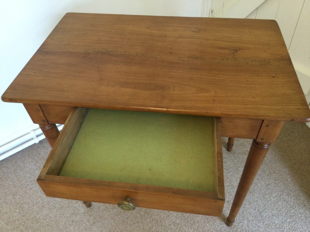 A French cherry wood side table View III