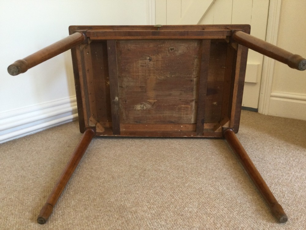 A French cherry wood side table View VII