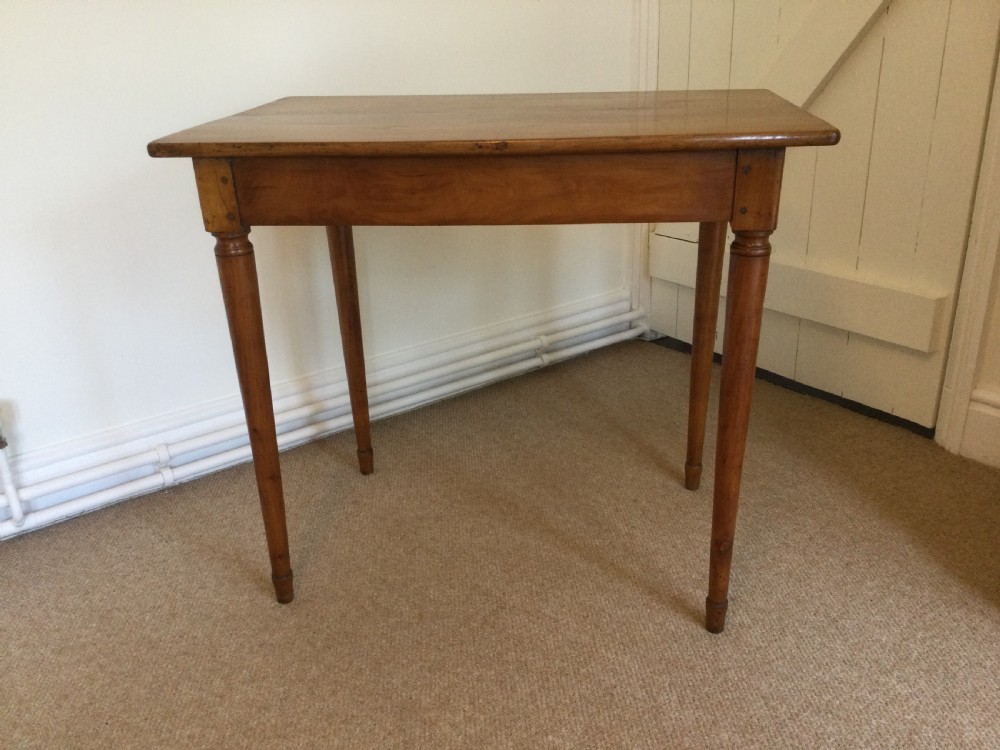 A French cherry wood side table View VIII