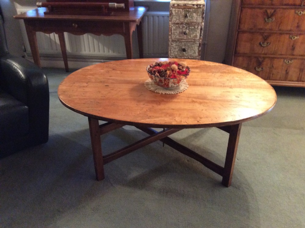 A 1.2m wide French oval coffee table View II