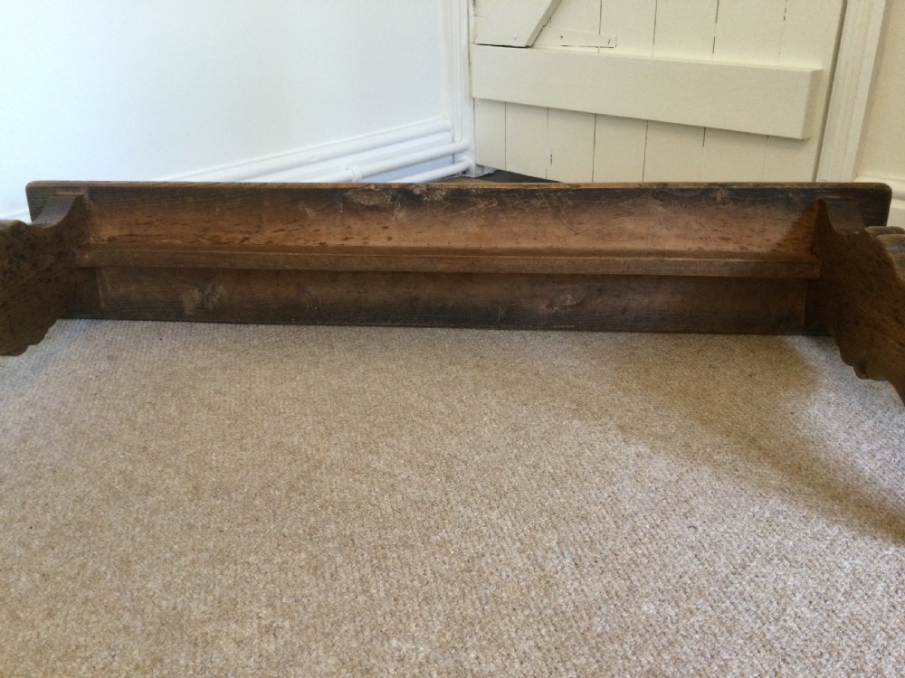 A small French elm bench View IV
