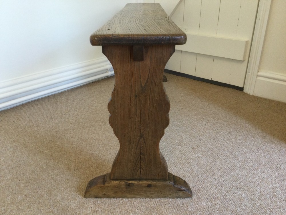 A small French elm bench View VI