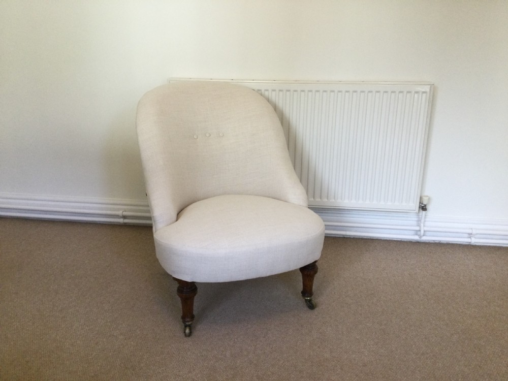 A Holland & Sons slipper side chair