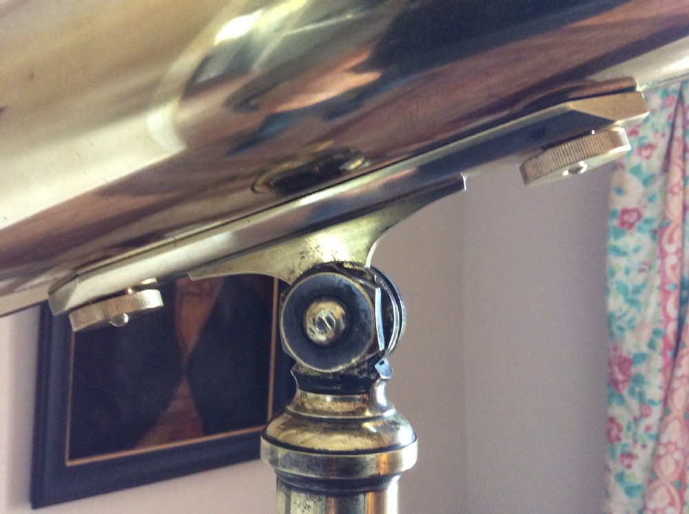 A large brass observation telescope View IV