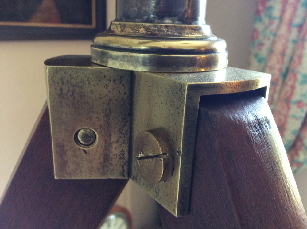 A large brass observation telescope View VIII