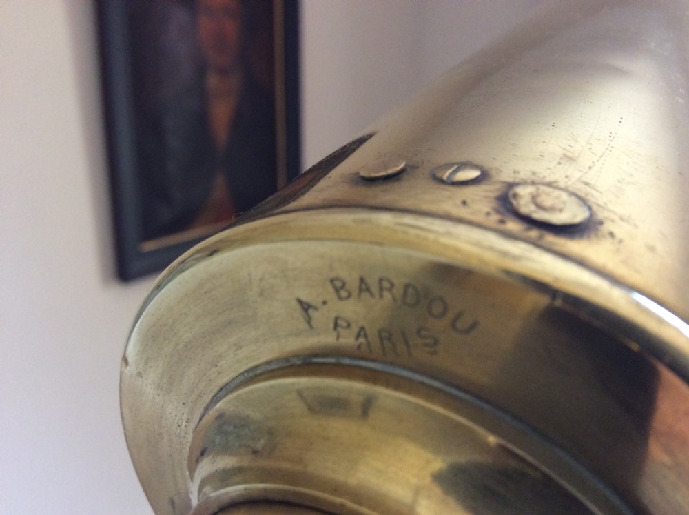 A large brass observation telescope View XII
