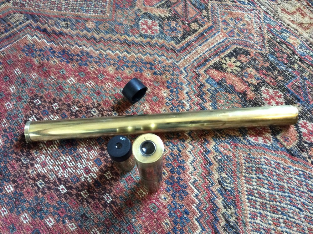 A large brass observation telescope View XIII