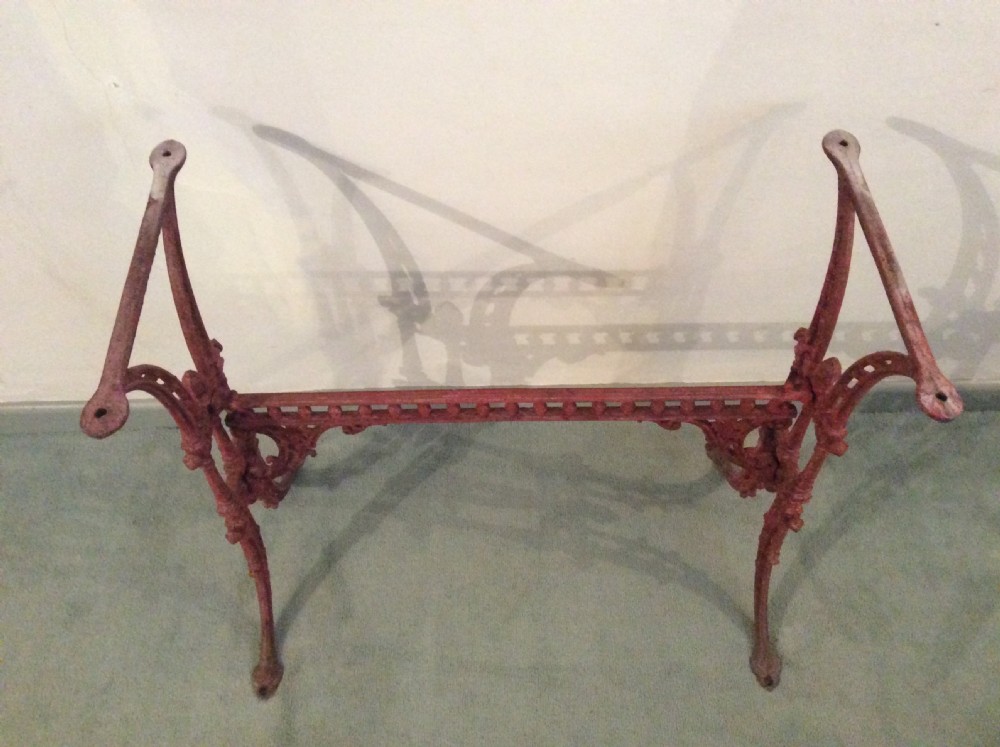 A cast iron and marble console hall table View XII
