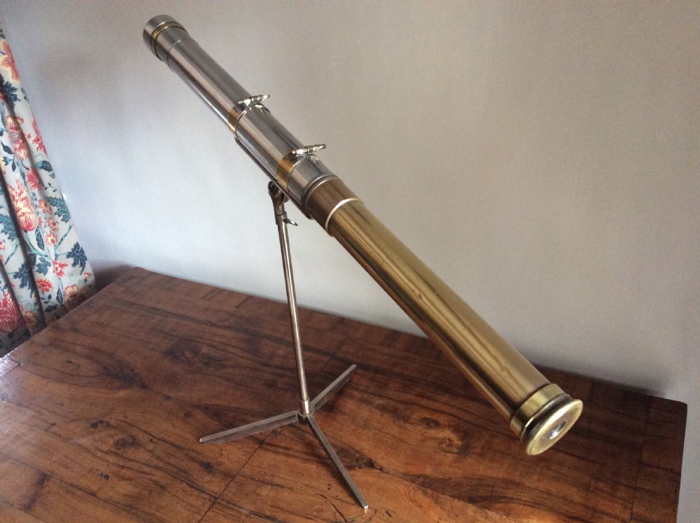An Art Deco period table telescope. View II