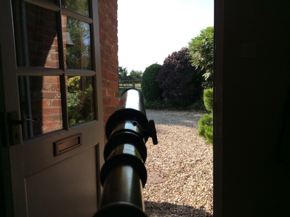 A Broadhurst Clarkson of London library telescope View XI