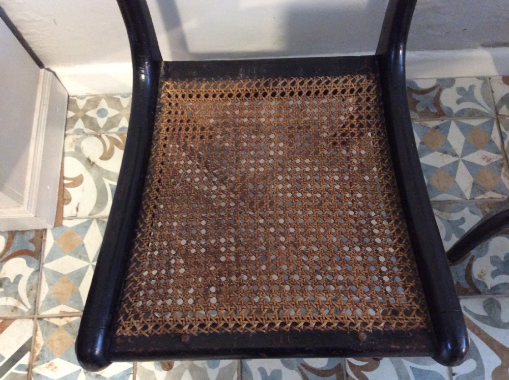 A pair of Regency hall chairs View IV
