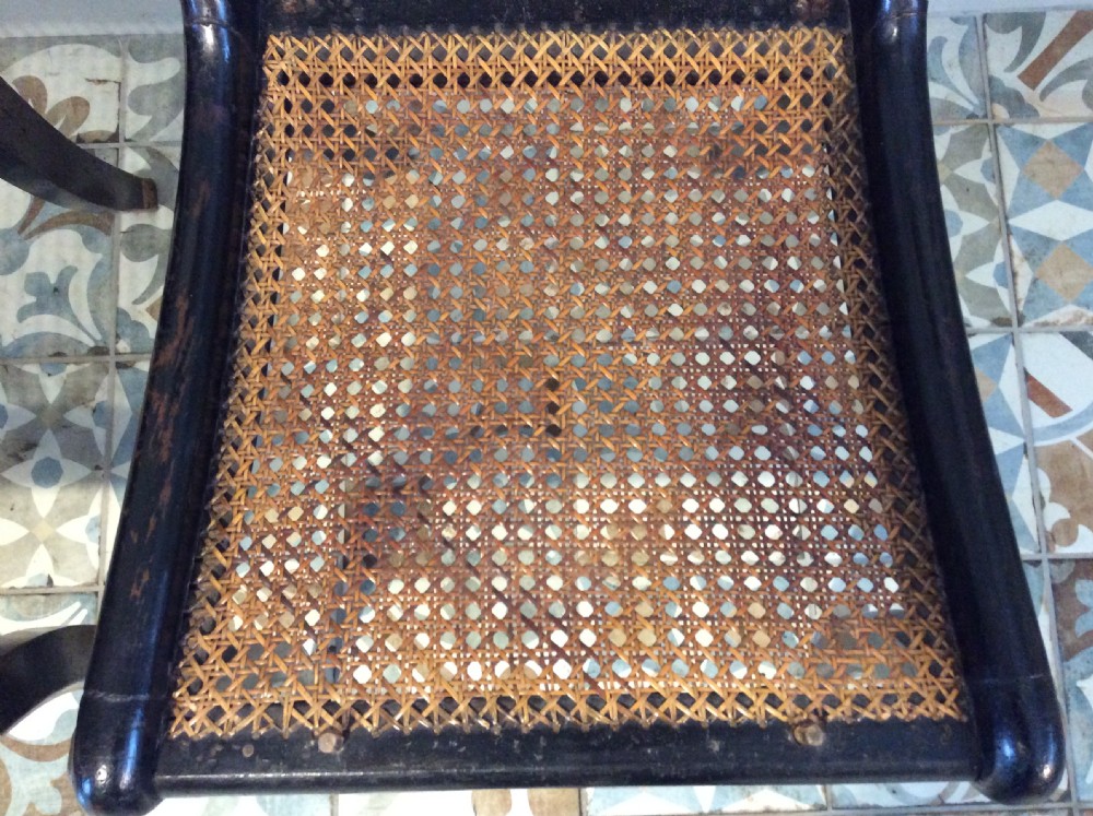 A pair of Regency hall chairs View V