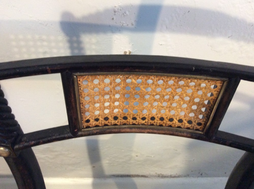 A pair of Regency hall chairs View VI