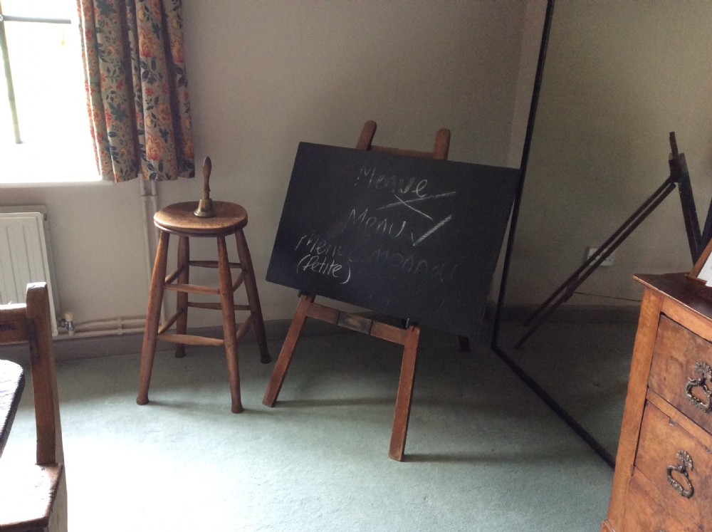 A menu easel blackboard View II