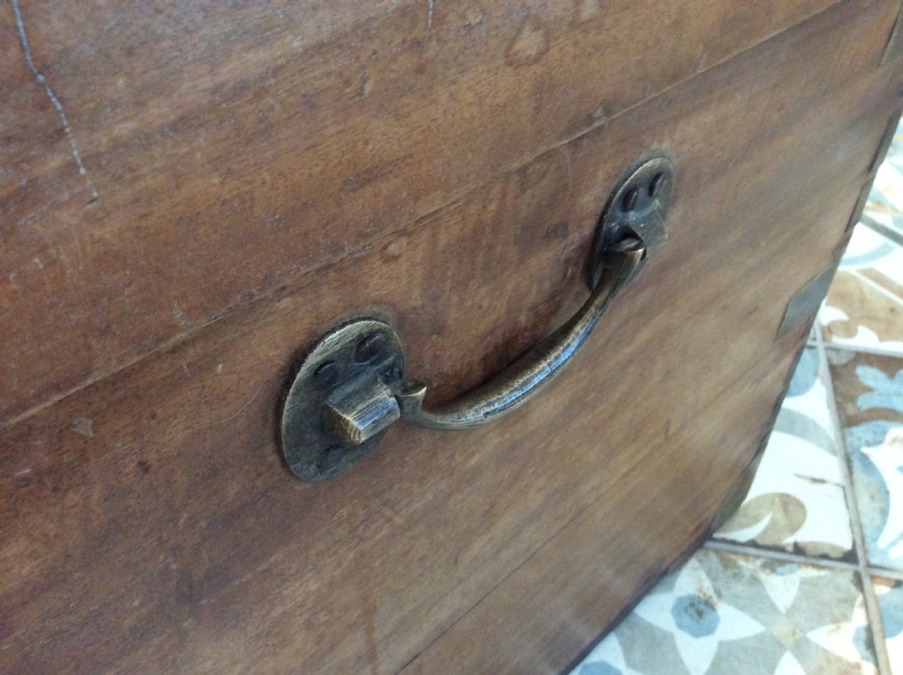 A 19thC camphor campaign trunk View IV