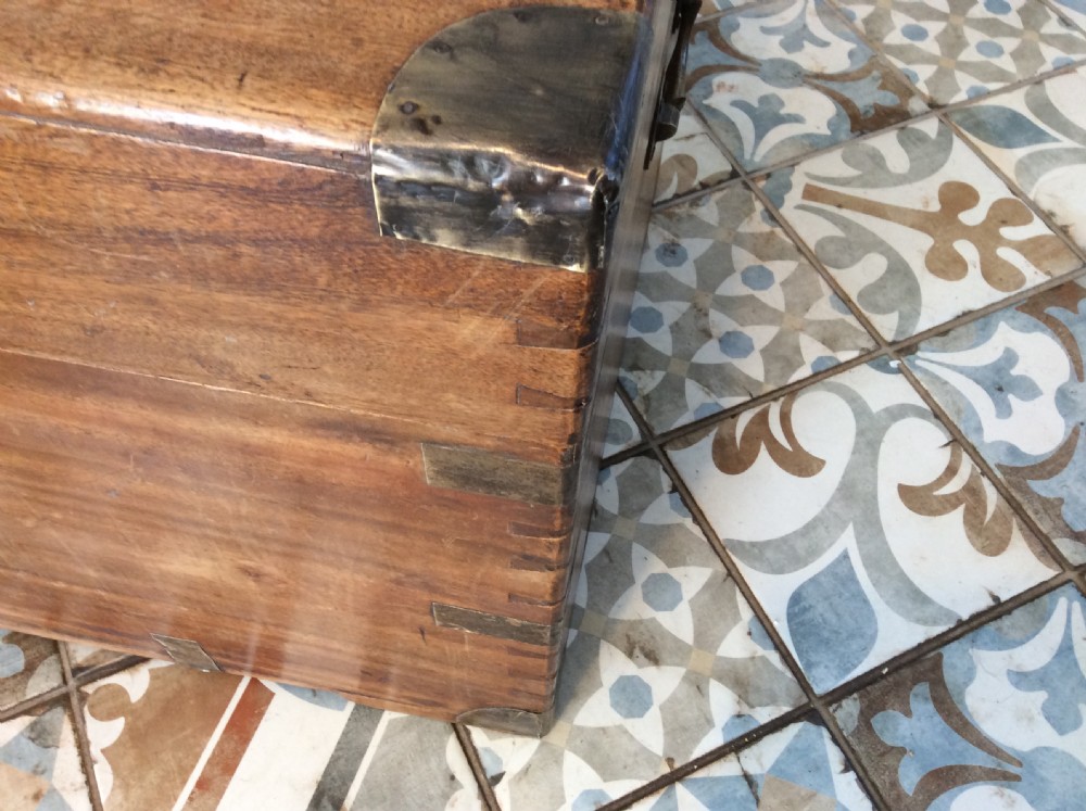 A 19thC camphor campaign trunk View VI