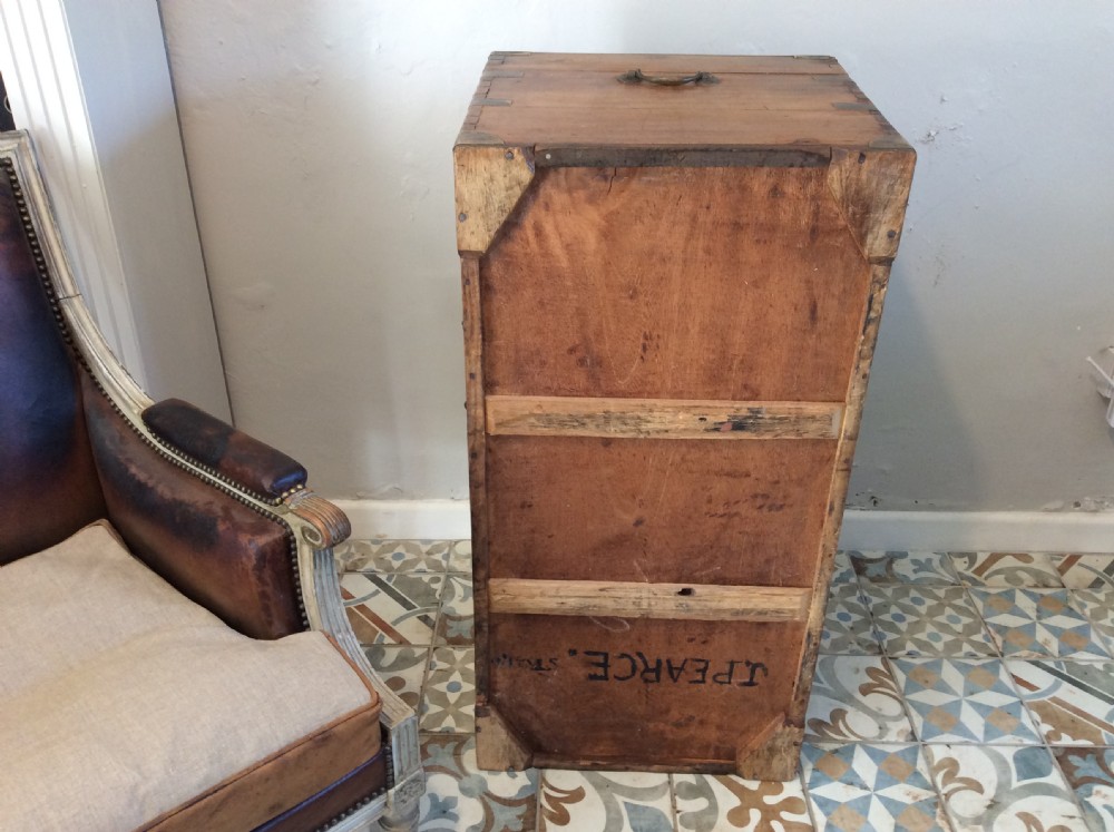 A 19thC camphor campaign trunk View XVIII