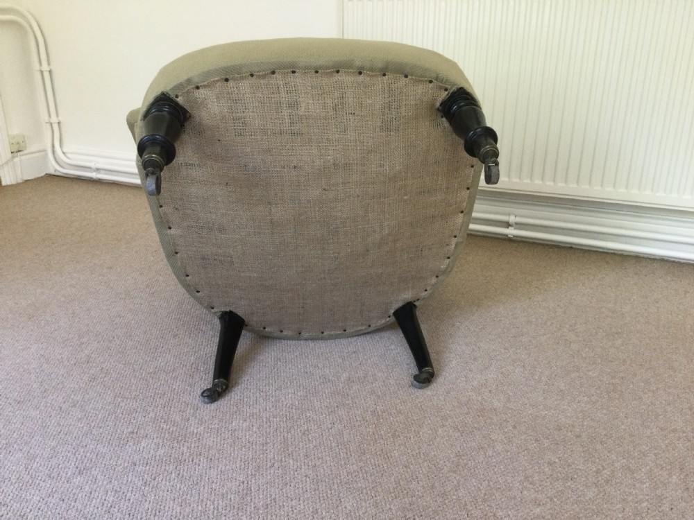 A 19thC French armchair View VI