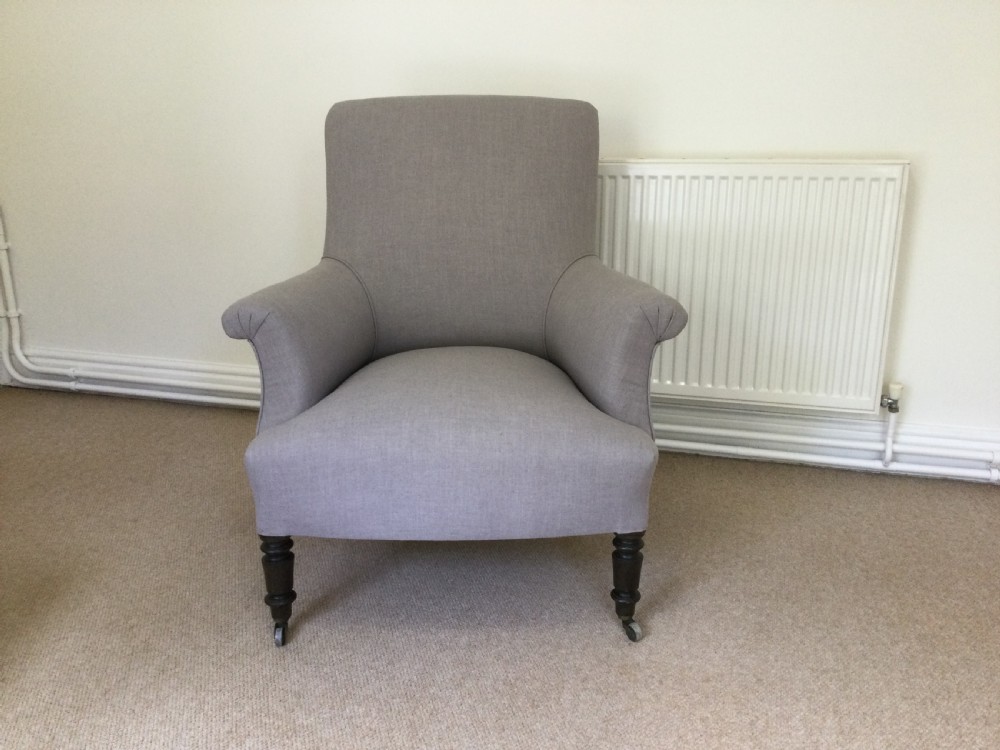 A late 19thC French armchair